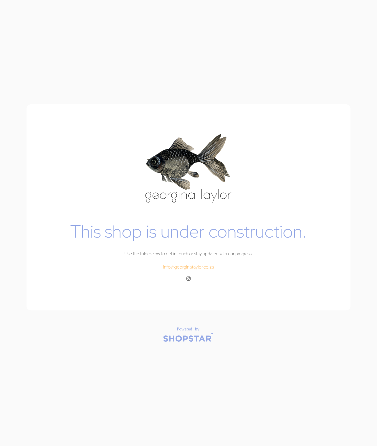 Georgina Taylor — a store built on Shopstar