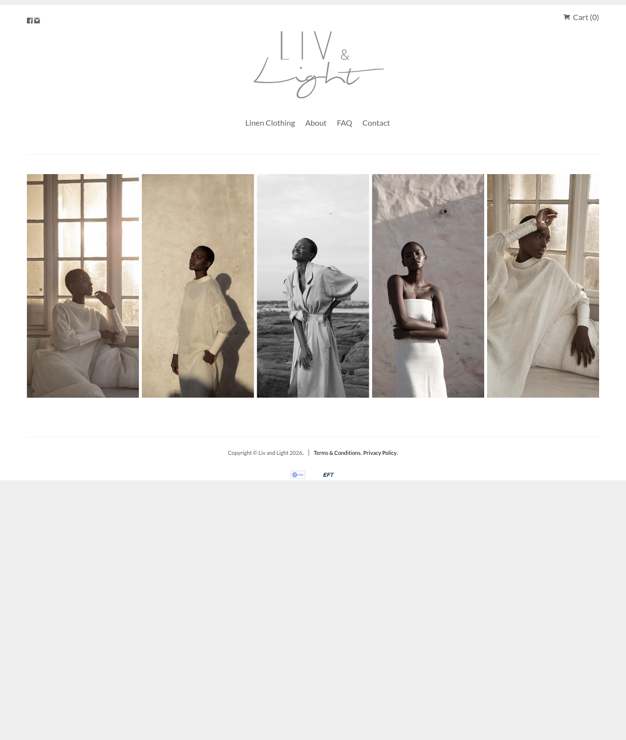 Liv and Light — a store built on Shopstar