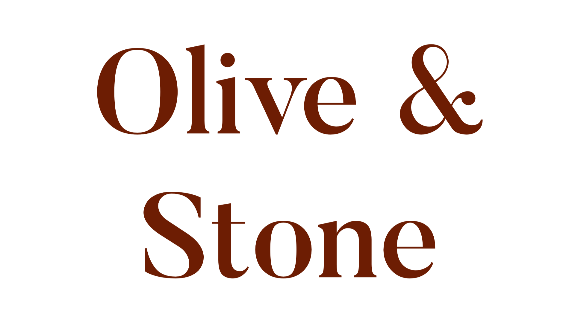 Olive & Stone