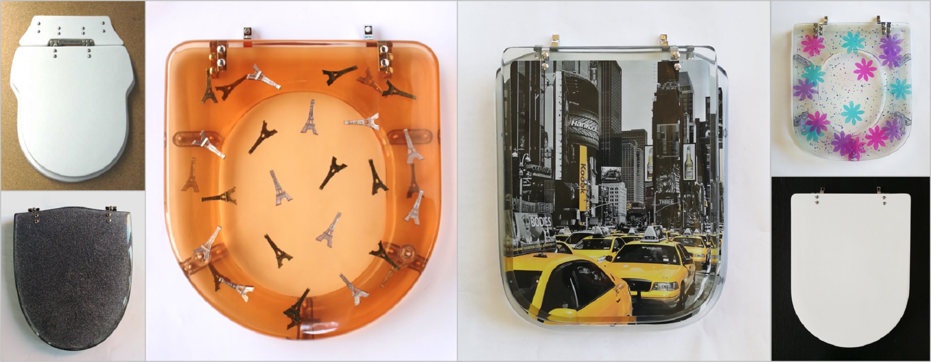 Nonstandard Toilet seats Splash Functional Designs Nonstandard